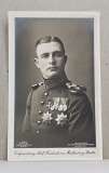 MARELE DUCE MOSTENITOR ADOLF FRIEDRICH VON MECKLENBURG - STRELITZ , CARTE POSTALA ILUSTRATA , MONOCROMA, NECIRCULATA , PERIOADA INTERBELICA