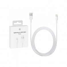 Cablu date APPLE MD819ZM/A, Lightning-USB A, 2m, alb