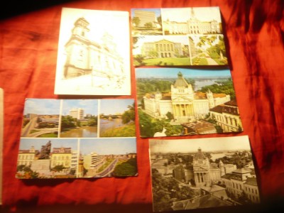 7 Ilustrate ARAD : 2x1958 defecte ,1960 ,1980 ,1987 ,invitatie 2004 foto