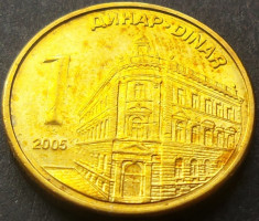 Moneda 1 DINAR - SERBIA, anul 2005 *cod 2042 foto