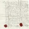 A3027N O număr de nobili și plebei &icirc;mprumută suma de 20 florini renani, 1824, T&acirc;rgu Lăpuș, Maramureș, act cu sigilii personale &icirc;n ceară roșie
