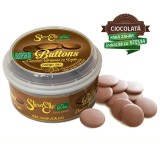 Ciocolata Belgiana Lapte SteviElle, Fara Zahar, cu Stevia, 300g, Butoni, Topituri, Glazuri
