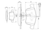 Set placute frana,frana disc ALFA ROMEO SPIDER (939_, 939) (2006 - 2010) BOSCH 0 986 494 071