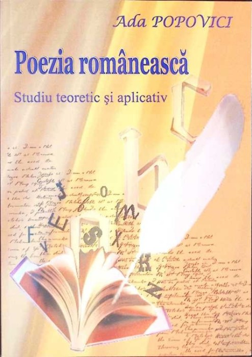 POEZIA ROMANEASCA - STUDIU TEORETIC SI APLICATIV-ADA POPOVICI-274174