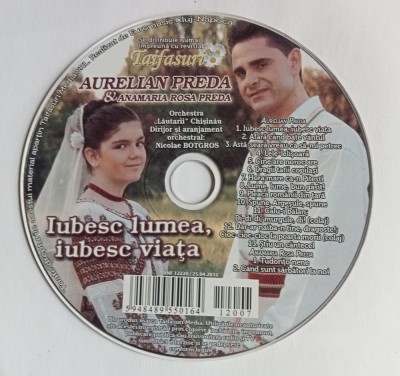 CD Aurelian Preda Anamaria Rosa Iubesc lumea Iubesc viata revista Taifasuri foto