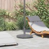 VidaXL Bază pentru umbrele de exterior Aspect lemn gri &icirc;nchis 42010010