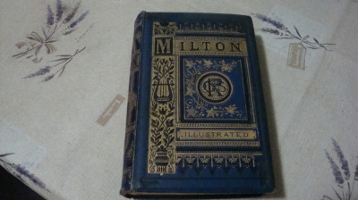 John Milton - The Poetical Works - in engleza -interbelica foto