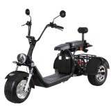 Tricicleta Electrica, 3000W, Max. 45 Km/H, Autonomie 50Km, Hecht Cocis Max Black