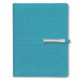 Agenda organizer A5 cu catarama turqoise