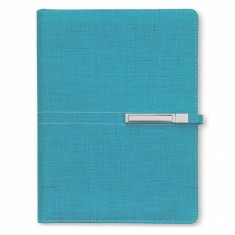 Agenda organizer A5 cu catarama turqoise
