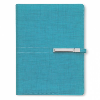 Agenda organizer A5 cu catarama turqoise foto