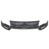 Grila masca radiator Citroen Berlingo (7), 06.2012-07.2018, Fata, cu gauri lumini de zi, Aftermarket