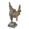 Dansatoare nud-statueta din bronz pe un soclu de marmura TBE-35, Nuduri