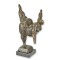Dansatoare nud-statueta din bronz pe un soclu de marmura TBE-35