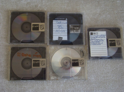 Lot 5 Minidisc-uri FNAC Folosite - 17 foto