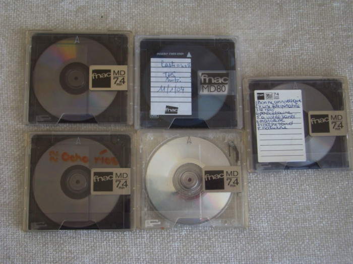 Lot 5 Minidisc-uri FNAC Folosite - 17