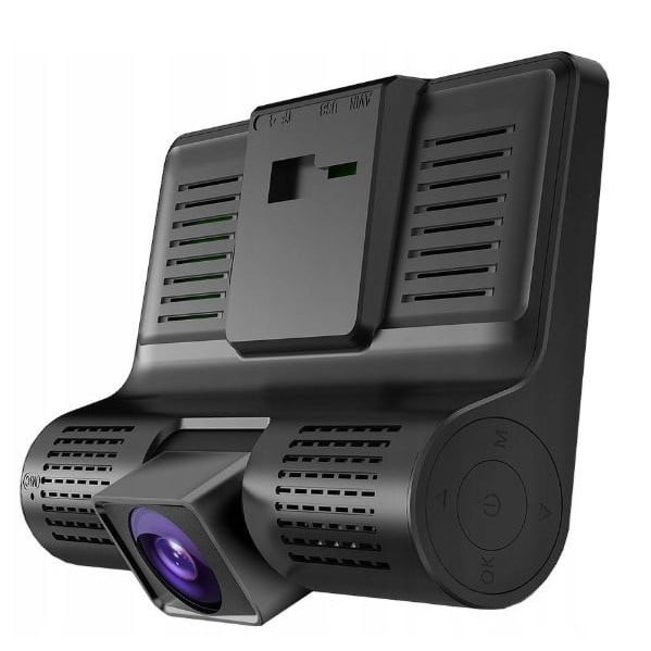 Camera auto DVR, Quidux Q300, ecran 4&quot;, 1080p, 170 grade, senzor G, Negru