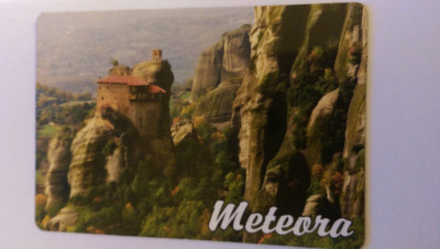 XG Magnet frigider - tematica turism - Grecia - Meteora foto