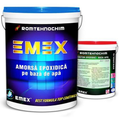 Pachet Amorsa Epoxidica Emulsionata &amp;ldquo;Emex&amp;rdquo; - Bid. 4 Kg + Intaritor - Bid. 0.5 Kg foto