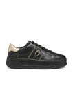 Geox sneakers din piele D SPHERICA ECUB-2 culoarea negru, D56WVB 085Y2 C9258