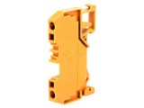 Conector &Icirc;mbinare Șine 0,08-2,5mm2 Portocaliu 2 Borne, Wago