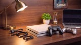Consola PlayStation 4 PS4 Fat 500GB alb + 2 manete + cabluri