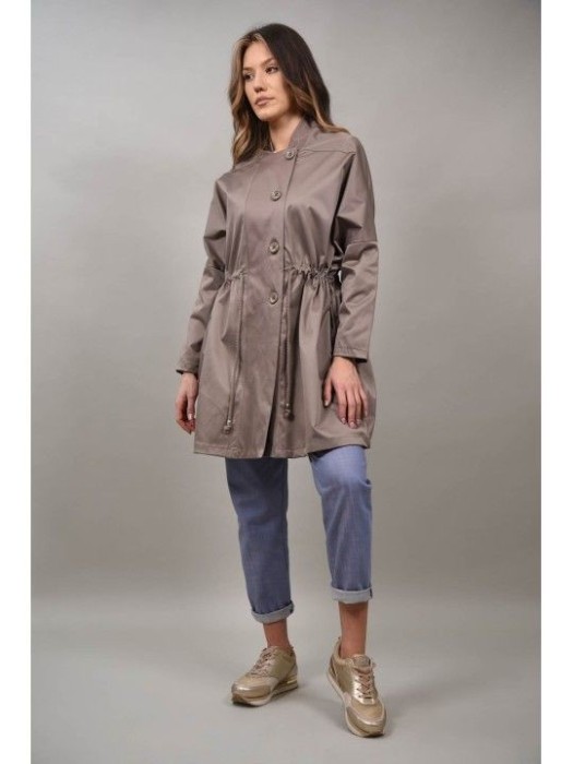 JACHETA TIP TRENCH VELLUTARA Bej TALIE UNICA