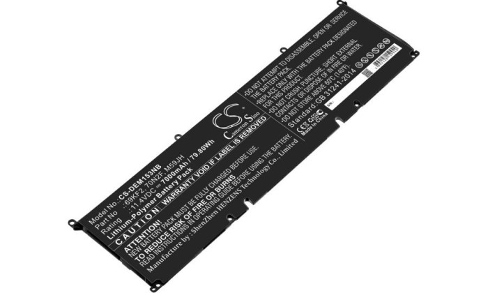Baterie compatibila Laptop, Dell, Alienware M15 R3, P87F, P87F002, 69KF2, 069KF2, 11.4V, 7000mAh, 79.80Wh