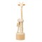 Macheta Educativă din Lemn, Girafă, &Icirc;nălțime 18cm, Diametru 4.5cm