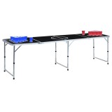 Cumpara ieftin Masa de joc ping pong si bere cu cani si bile, plianta, 240 cm