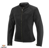Geaca (jacheta) femei pentru scuter - motocicleta Urban/Heritage Ixon vara model Ozcan LS culoare: negru &ndash; tip croi: Fit XL