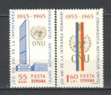 Romania.1965 20 ani ONU YR.325, Nestampilat