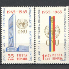 Romania.1965 20 ani ONU YR.325