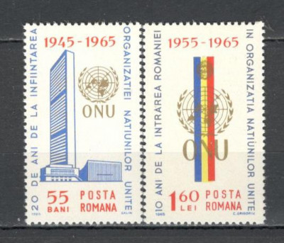 Romania.1965 20 ani ONU YR.325 foto