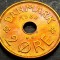 Moneda istorica 2 ORE - DANEMARCA, anul 1938 *cod 4965 A = excelenta!