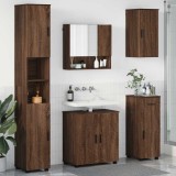 vidaXL Set de mobilier pentru baie 5 pcs Stejar brun 61 x 35 x 64 cm
