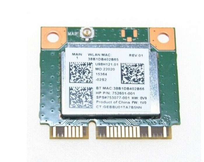 Wi-Fi + BT4.0 Combo Adapter 150mbps 752601-001 753077-001 for HP