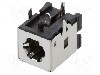 Conector alimentare DC, 20V DC, {{Numarul de pini}} pini, seria {{Seria producatorului}}, 5,3/2,5mm. GCT - DCJ250-20-B-K1-A
