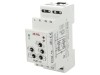 Timer electronic Zamel PCM-10 SPDT, 0.1s-100 zile, 16A, 230V AC/DC, sina DIN, IP20