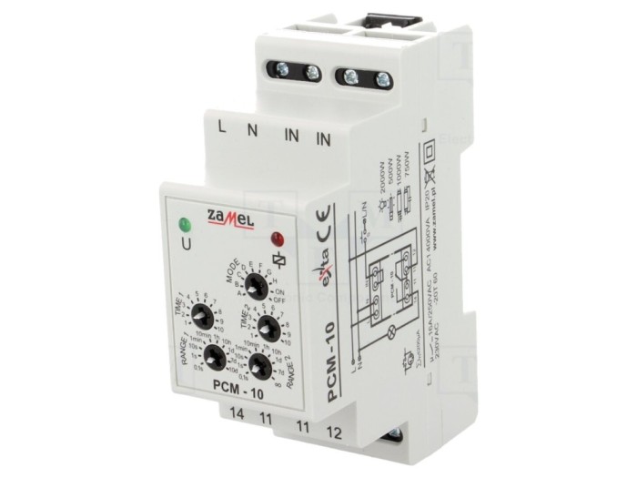 Timer electronic 0,1s&ndash;100 zile SPDT