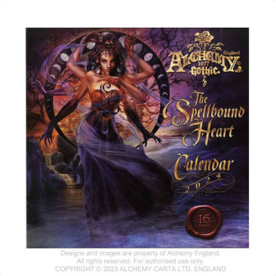 Calendar 2024 de perete Alchemy Gothic - Spellbound Hearts foto