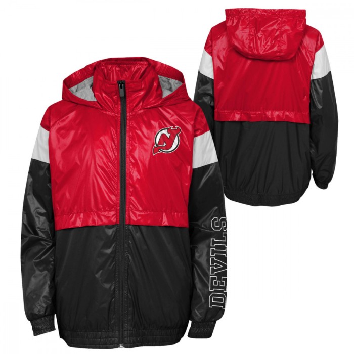 New Jersey Devils geacă de copii goal line stance full-zip windbreaker - Dětsk&eacute; S (6 - 9 let)