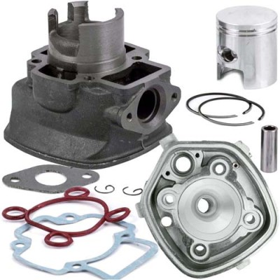 Kit Cilindru scuter PIAGGIO Quartz 2 50 49cc 2T + CHIULOASA - 5 Colturi - Apa foto