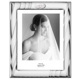 Rama Foto Argint Casatorie Fedi 15&amp;#215;20 cm Model Verighete COD: 2655