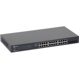JetStream 28-Port Gigabit Smart Switch with 24-Port PoE+ 4x Gigabit SFP Slots 250W PoE budget, TP-Link