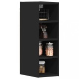 VidaXL Dulap suspendat &ldquo;Riga&rdquo;, negru, 20x29,5x60 cm, PAL