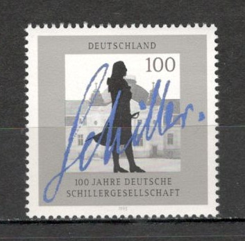 Germania.1995 100 ani Asociatia Schiller MG.857