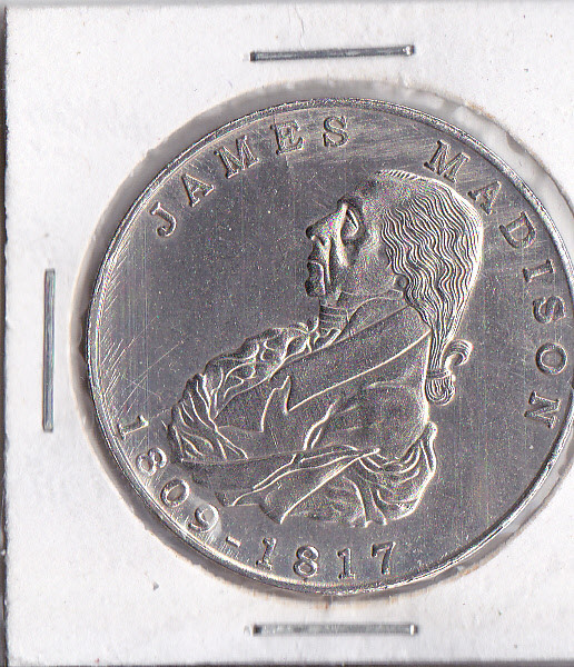 D12 50 - Medalie amintire - Presedintele James Madison - USA - America
