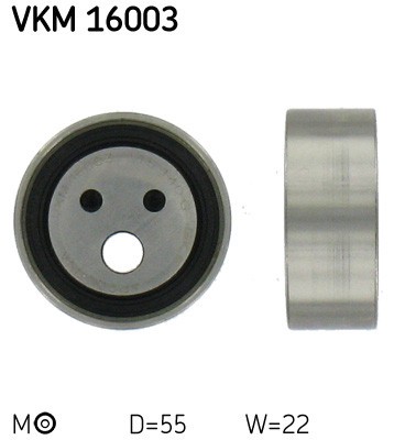 SKF VKM 16003 rola intinzator,curea distributie foto