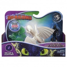 Dragons 3 - Set dragon Furia Luminii cu figurina Sughit foto